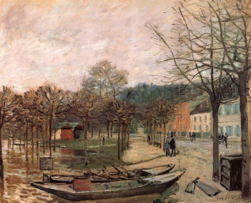 Alfred Sisley Flood at Port-Marly France oil painting art